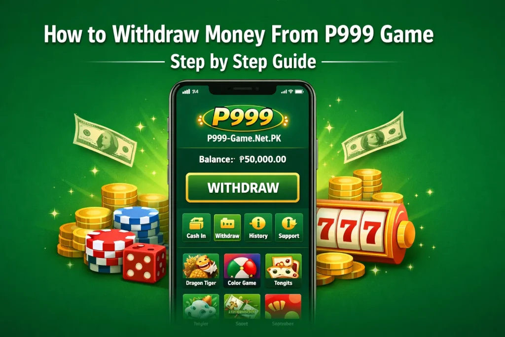 How to Withdraw Money From P999 Game